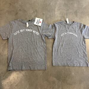 Daisy Native Gray Cute weird tshirts matching boys youth XS Small bundle tops